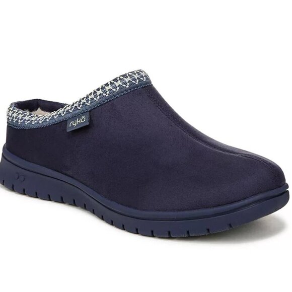 Ryka Women's Stellar Mules In Academy Blue Microfbr - Picture 1 of 6